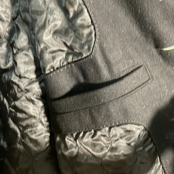 𝅺Michael Kors Wool Blend Lined 4 Button Jacket Coat Black Men’s size XL - Picture 11 of 11